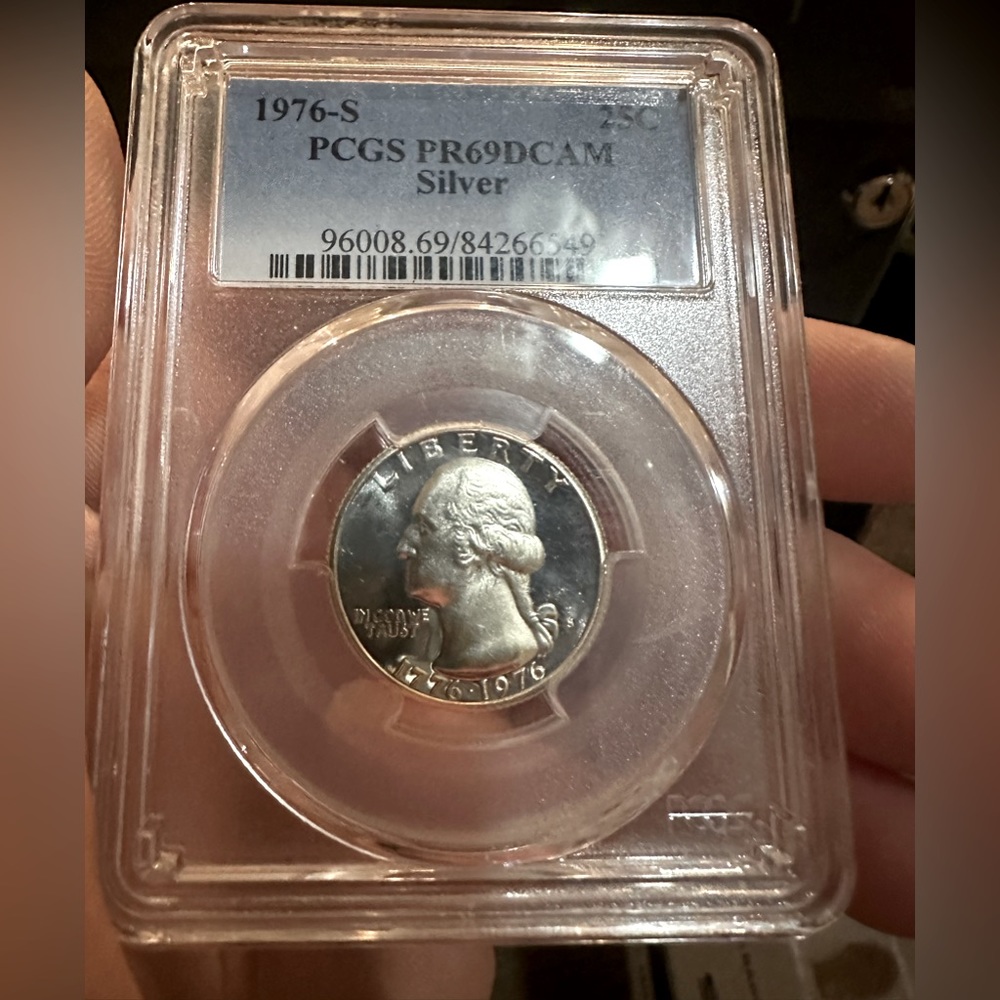 PCGS PR69 1976 SILVER Washington Bicentennial Drummer Boy Quarter